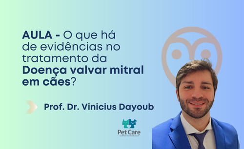 AULA – O que há de evidências no tratamento da Doença Valvar Mitral em cães?